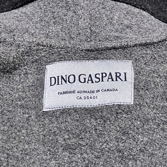 DINO GASPARI, cashmere and wool grey cape, italian fabric - Picture 5 of 7